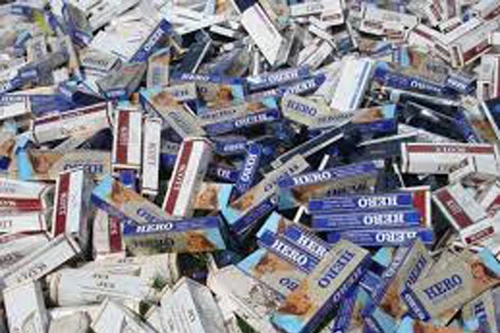 Thuốc lá nhập lậu có chất độc hại không được phép sử dụng 