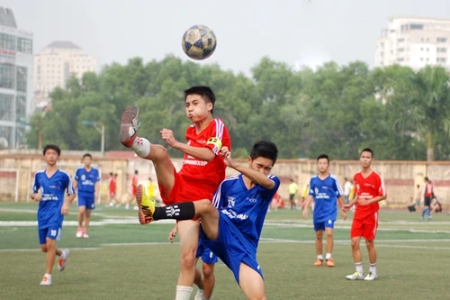 Kết quả ngày thi đấu đầu tiên Giải bóng đá học sinh