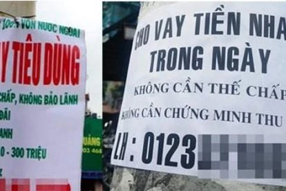 Đề xuất xử lý hình sự đối tượng lôi kéo, ép buộc người khác vay nặng lãi