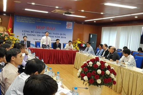 Phát động Giải thưởng toàn quốc về thông tin đối ngoại năm 2016