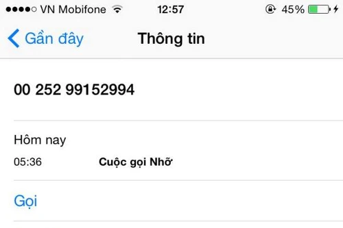 Cảnh báo thuê bao Mobifone bị các số điện thoại nước ngoài nháy máy lừa đảo