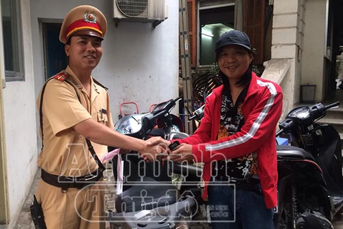 “Hội ngộ” xe SH sau 3 năm bị mất