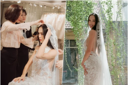 Cường Seven đưa Ngọc Anh đi thử váy cưới, tất bật chuẩn bị cho hôn lễ