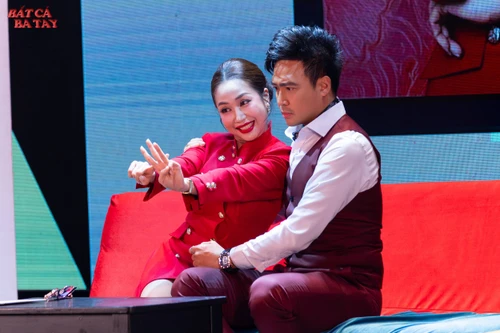 Ốc Thanh Vân "tập yêu" với Thanh Duy trong "Bắt cá 3 tay"