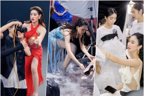 Khánh Vân, Hà Thu và Bùi Quỳnh Hoa "lột xác" thành trợ lý đắc lực cho thí sinh 