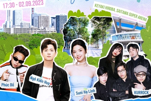 Chương trình biểu diễn đường phố nhạc Việt đầu tiên tại Nhật Bản 