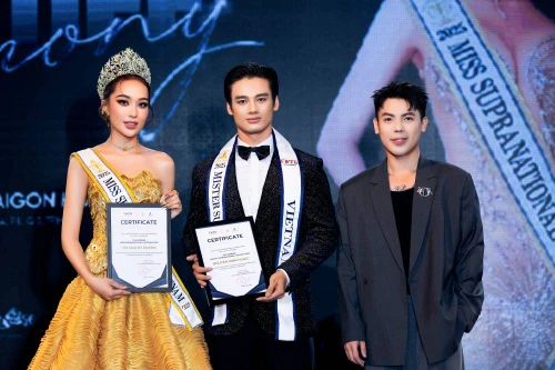 Minh Khắc thay thế phút chót, cùng Kỳ Duyên đại diện Việt Nam chinh chiến Miss & Mister Supranational 2025
