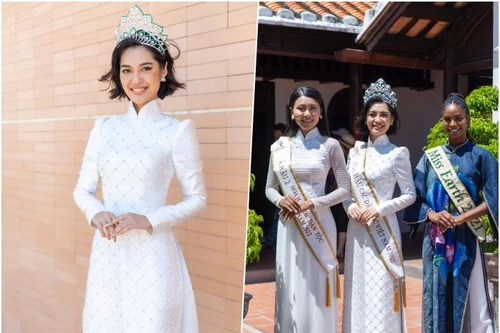 Hoa hậu Nông Thuý Hằng rạng ngời trong các hoạt động xã hội