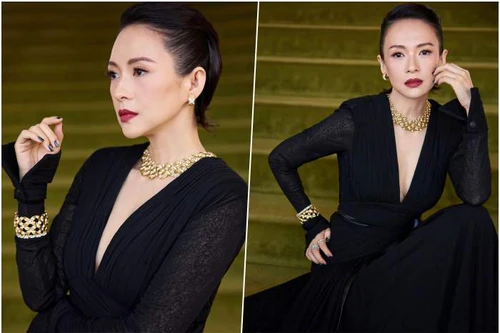 Chương Tử Di tỏa sáng trong thiết kế Công Trí tại “The Gold House Gala Awards”