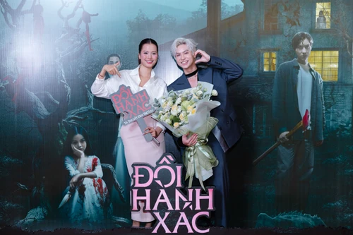 Á hậu Hương Ly và dàn sao dự ra mắt phim "Đồi hành xác"