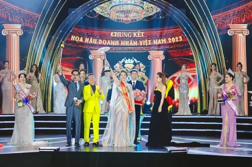 Doanh nhân Nghệ An - Lê Thị Lan đăng quang Hoa hậu Doanh nhân Việt Nam 2023 