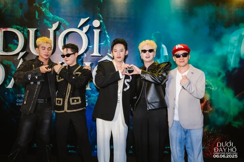 Dàn sao "Anh trai vượt ngàn chông gai" rủ nhau ủng hộ Kay Trần và phim "Dưới đáy hồ"