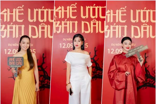 Dàn sao Việt hội ngộ ở thảm đỏ “Khế ước bán dâu”