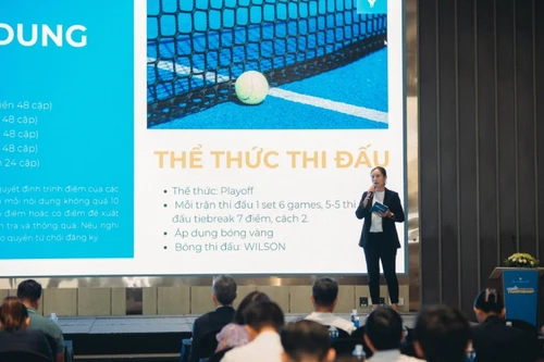 Giải Vô địch quần vợt The Global City 2024 thu hút nhiều tay vợt đẳng cấp