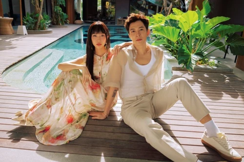 Diệu Nhi - Anh Tú lần đầu dự sự kiện thời trang quốc tế cùng nhau ở Bali