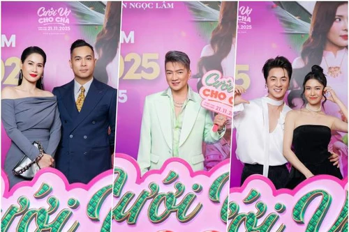 Sao Việt tụ hội trên thảm đỏ ra mắt “Cưới vợ cho cha” 