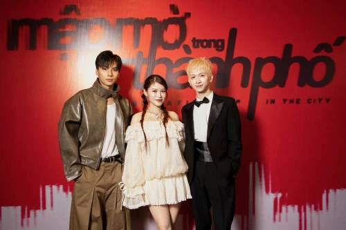 Ngọc Thanh Tâm cùng dàn sao chúc mừng Đỗ Hoàng Dương ra mắt web drama "Mập mờ trong thành phố"