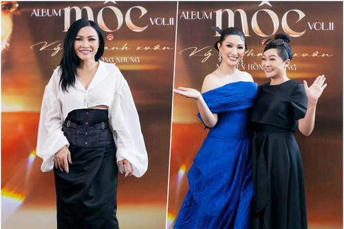 Như Quỳnh, Phương Thanh và dàn sao Việt mừng Nguyễn Hồng Nhung ra mắt album Mộc 2