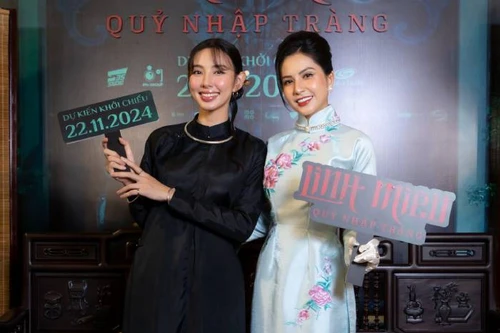 Thuỳ Tiên, Thiên An đọ sắc tại lễ thượng thọ “Mệ Bích” Hồng Đào