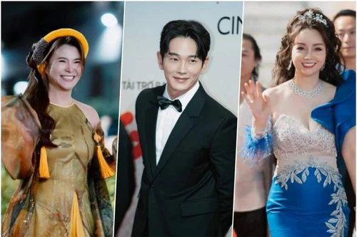 Dàn sao hội ngộ trên thảm đỏ LHP Quốc tế Hà nội 2024