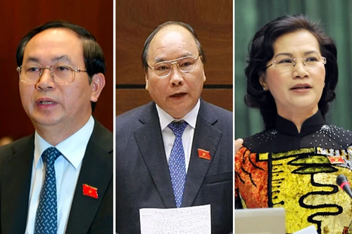 Xác nhận nhân sự đề cử 3 vị trí: Chủ tịch nước, Thủ tướng và Chủ tịch Quốc hội 