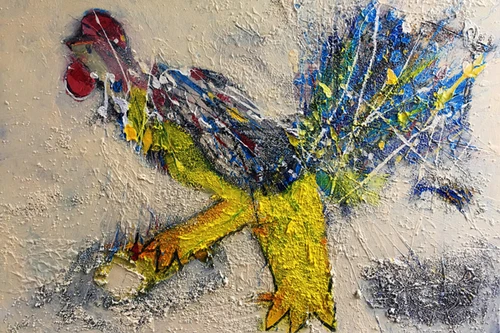 Muôn hình vạn trạng về loài gà trong tranh