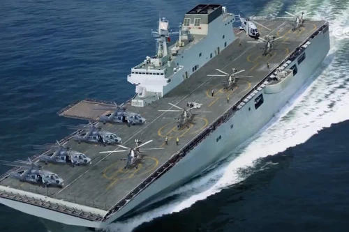 [ẢNH] Trung Quốc sắp đưa tàu đổ bộ tai tiếng vào hoạt động