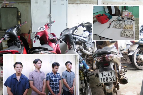 TP.HCM: Phá đường dây tiêu thụ xe gian sang Campuchia của nhóm nghiện ma túy