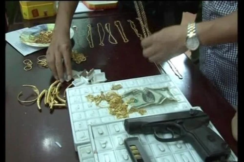 Cơ quan Công an khám phá nhanh ổ nhóm cướp tiệm vàng ở Hà Nam