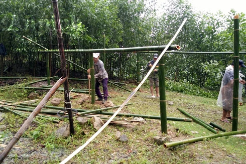 Sau lũ, chung sức chống chọi với nguy cơ sạt lở núi