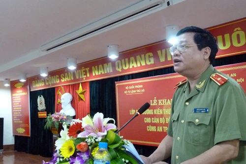 Khai giảng lớp bồi dưỡng kiến thức quốc phòng – an ninh