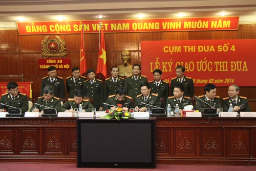 Cụm thi đua số 4 – CATP Hà Nội: Xác định nhiều nội dung thi đua năm 2014