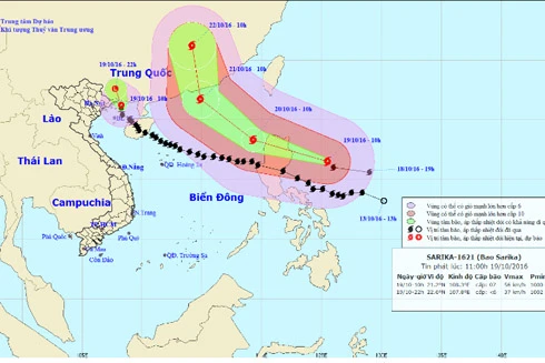 Vừa vào đến Quảng Ninh bão số 7 tan nhanh, thành áp thấp nhiệt đới