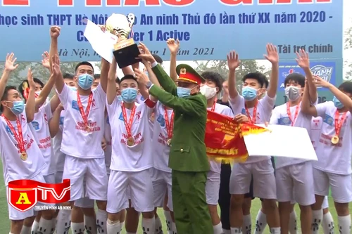 Giải bóng đá học sinh THPT Hà Nội 2020 thành công trên nhiều phương diện