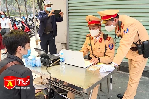 Xử phạt giao thông qua ứng dụng hệ thống cơ sở dữ liệu quốc gia về dân cư