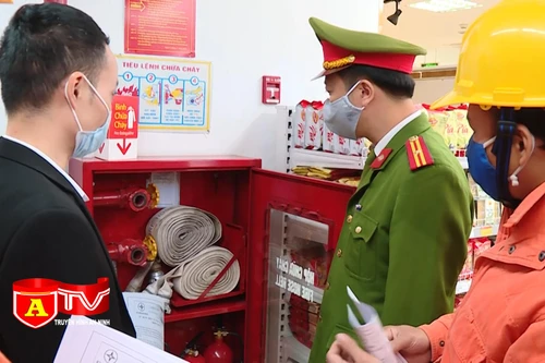 Tăng cường phòng cháy, chữa cháy tại các chợ và siêu thị dịp Tết