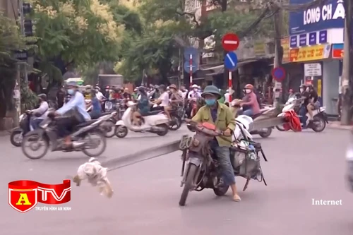 Kiểm tra, xử lý xe tự chế chở hàng cồng kềnh gây nguy hiểm