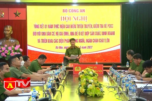 Bộ Công an tổng kết cao điểm công tác đảm bảo an toàn PCCC