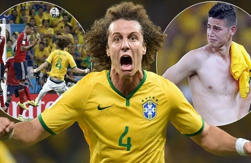 David Luiz lập siêu phẩm, trọng tài đưa chủ nhà Brazil vào bán kết