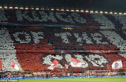 Bayern thi hành “lệnh cấm vận” của UEFA trên khán đài