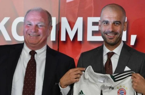 Pep Guardiola: “Chủ tịch Uli Hoeness luôn là bạn của tôi”