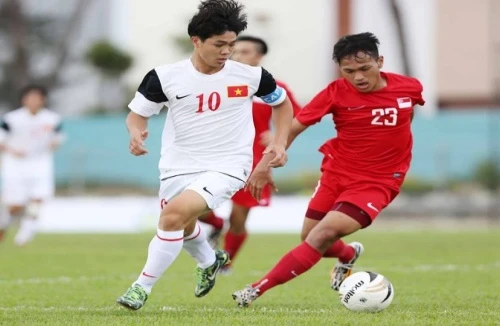 U19 Việt Nam thắng đậm 4-0 trước U21 Singapore