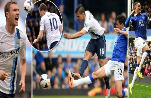 Ngược dòng đả bại Everton, Man City soán ngôi Liverpool