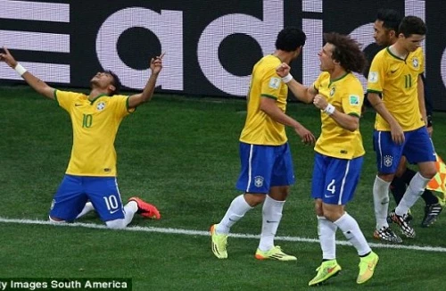 Neymar lập cú đúp, Brazil giành trọn 3 điểm trong trận mở màn World Cup 2014