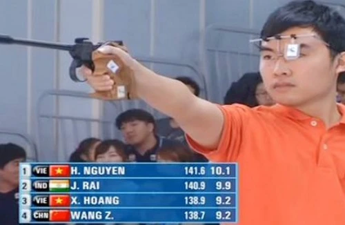 Clip bắn súng Việt Nam tuột HCV đầy tiếc nuối ở ASIAD 17
