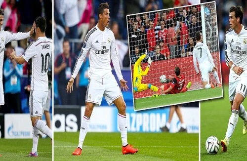 Ronaldo lập cú đúp trong ngày “dải ngân hà” tỏa sáng