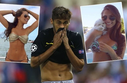 Neymar ra mắt bạn gái “bốc lửa” Gabriella Lenzi ở Barca