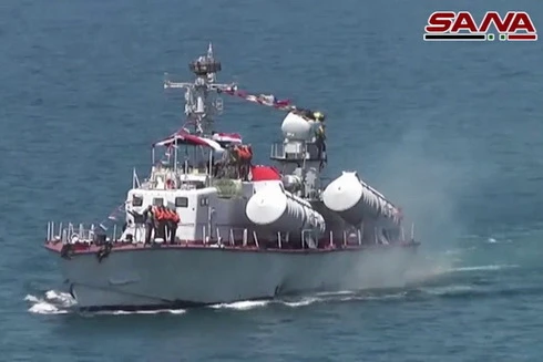 [ẢNH] Hải quân Syria có thể bí mật tập kích nhóm tàu chiến Mỹ mang Tomahawk?