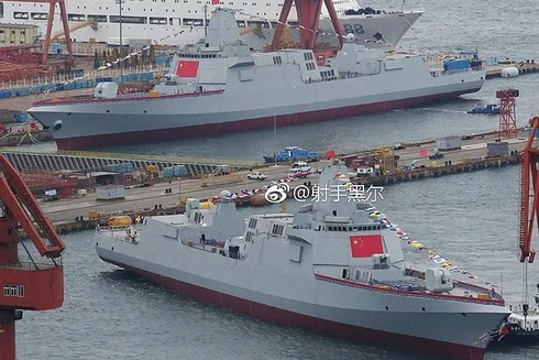 [ẢNH] Trung Quốc tung giải pháp bất ngờ nhằm bịt lỗ hổng trên khu trục hạm Type 055