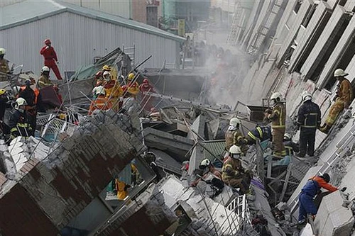 Kết thúc tìm kiếm nạn nhân trong vụ động đất ở Đài Loan